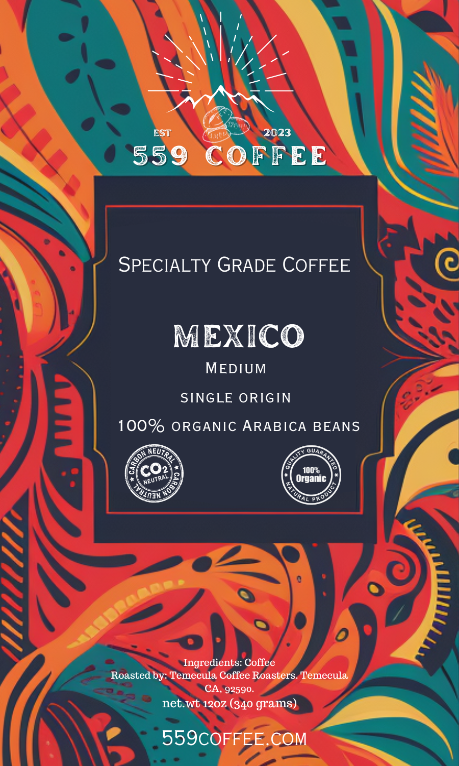 Mexico - Medium Roast (Organic) Coffee
