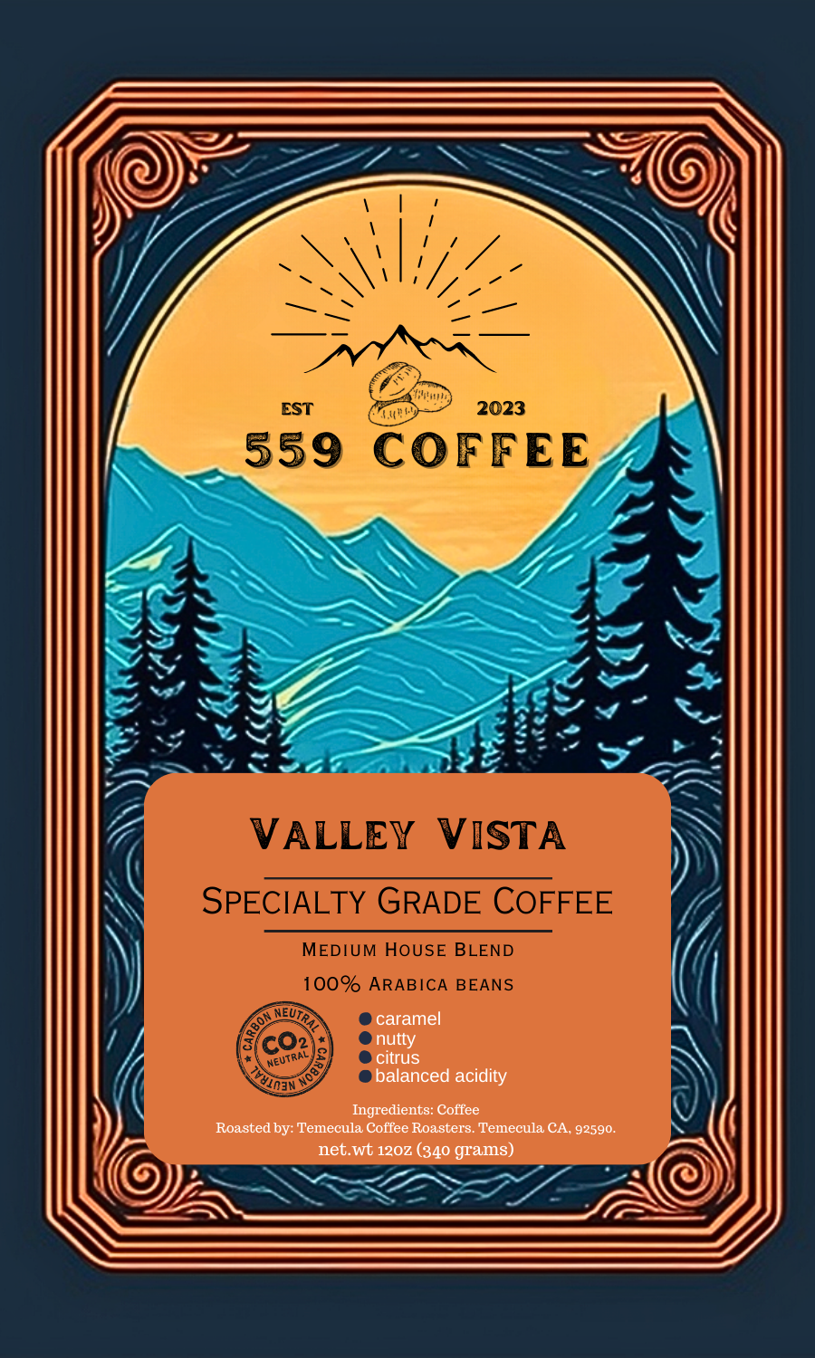 Valley Vista Medium Roast House Blend